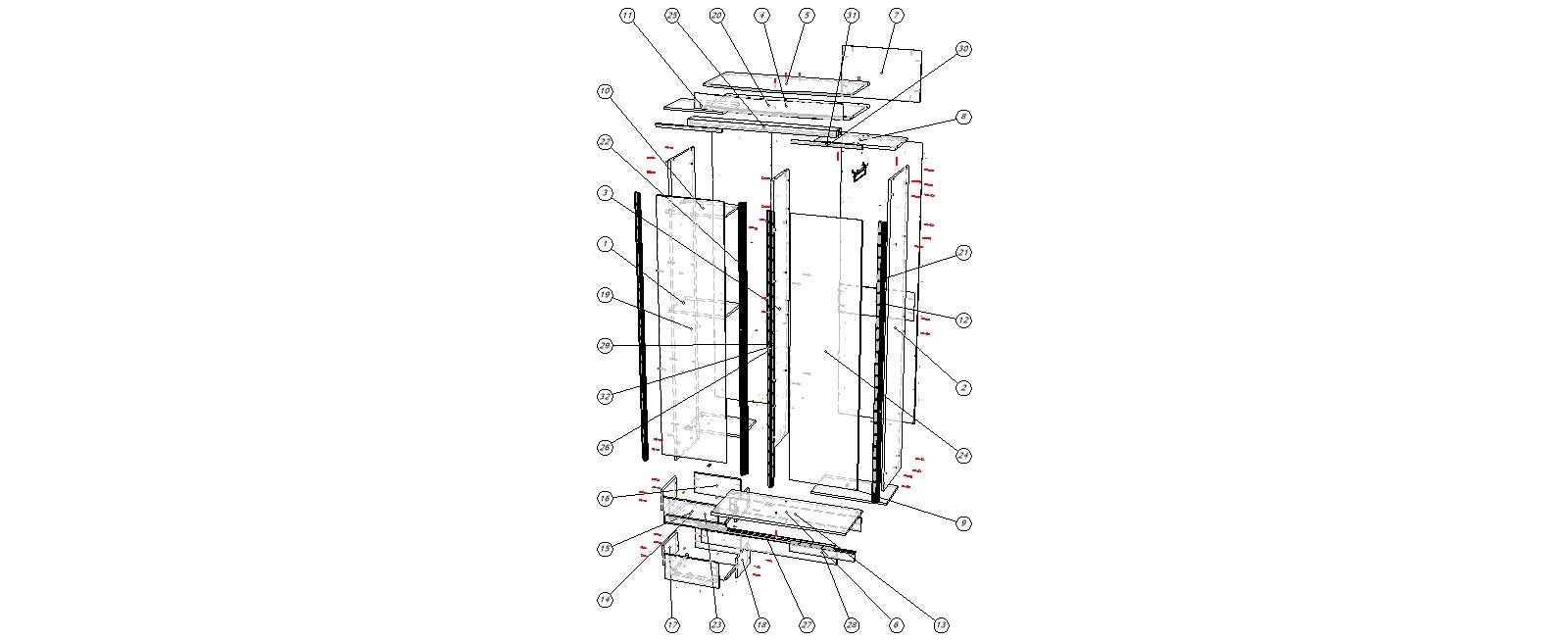 Шкаф-купе Концепт-4 BMS — узкий